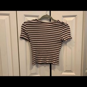 Stripped H&M tee